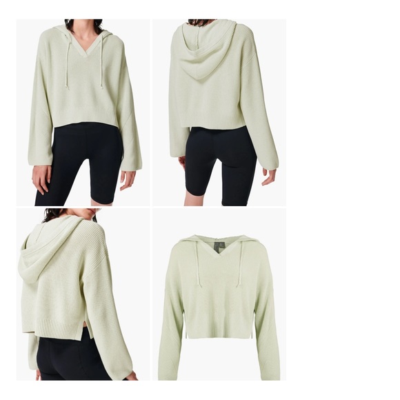 Sweaty Betty Summer Beach Crop Hoodie, M - Picture 3 of 7